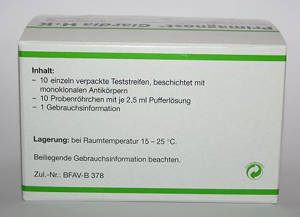 Primagnost® Giardia H + K Verpackungsrückseite