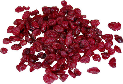 Getrocknete Crannberrys